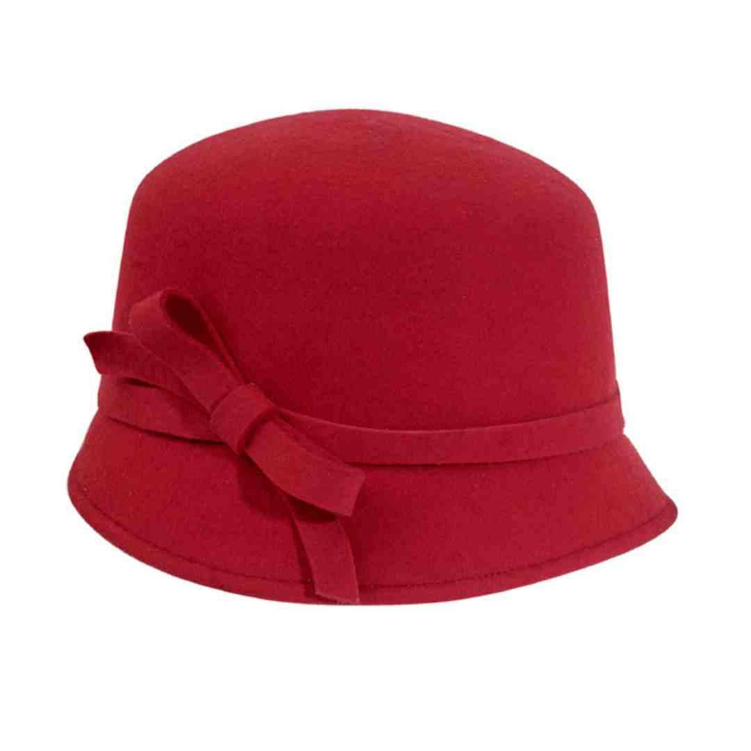 Toucan Hat Company/ Carole Amper - Venta al por mayor Sombrero cloche - Mujer - Cuchara Slant Bow2