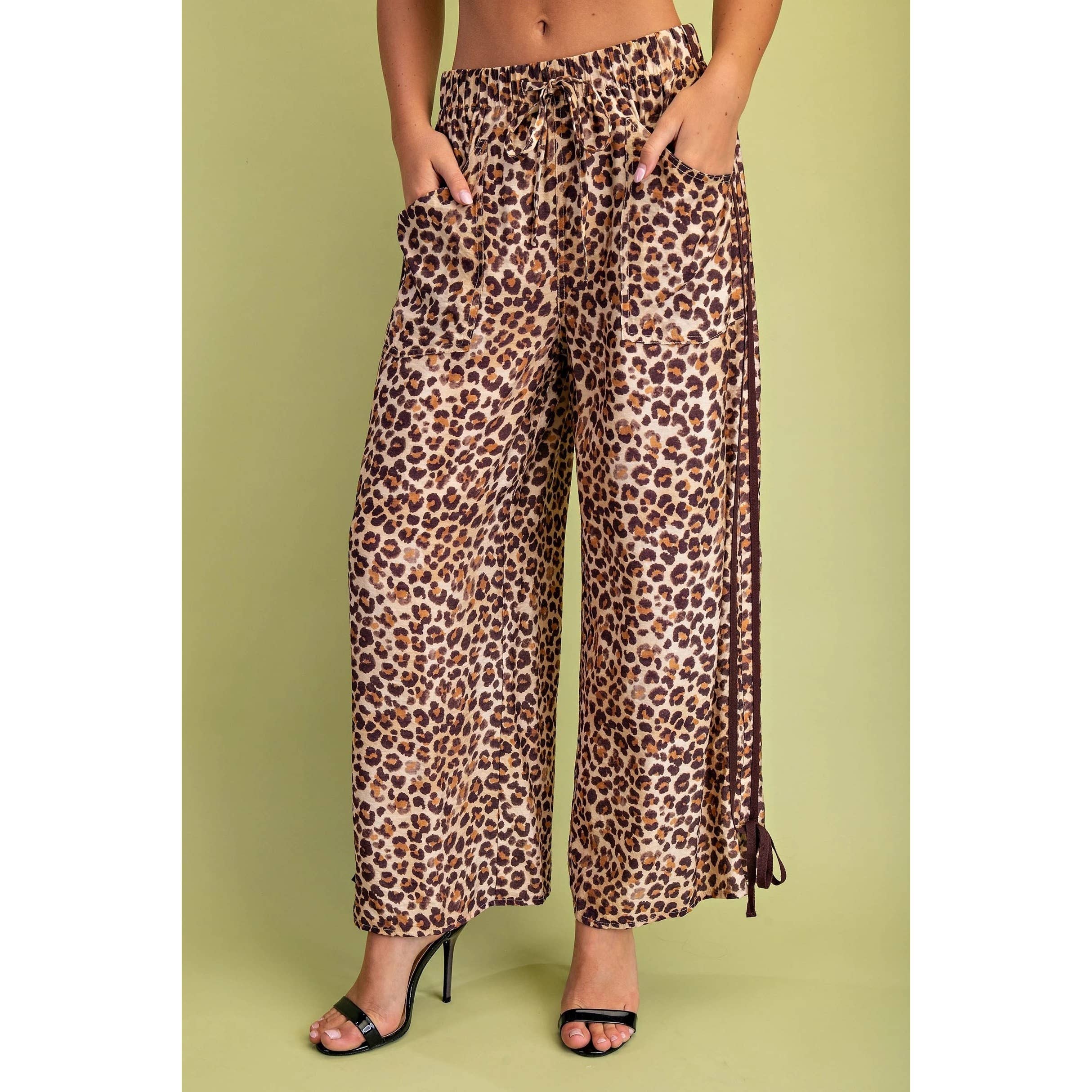 STYLE USA - Vendita all'ingrosso Pantalone - Donna - Pantaloni a stampa leopardata6