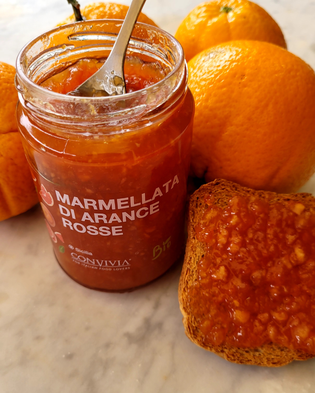 CONVIVIA for italian food lovers - Wholesale Jam/Jelly - Organic red orange jam 360g4