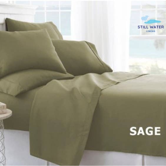 Still Water Linens - Wholesale Sheet Set - 6-Piece Classic Sheet Set13