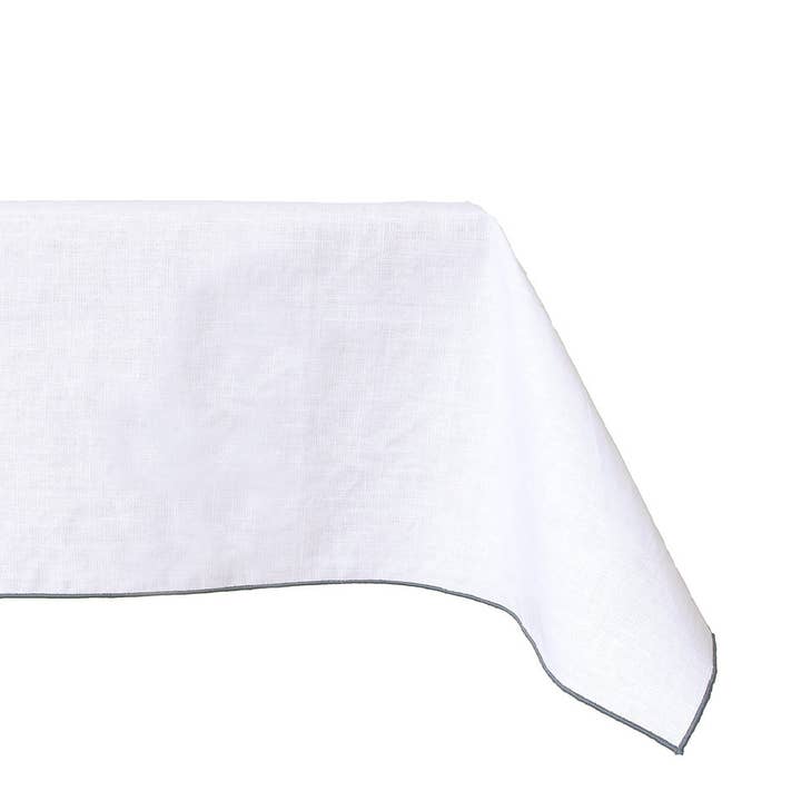 Giardino Segreto - Wholesale Tablecloth - 100% linen tablecloth, stain-resistant, RESINATED