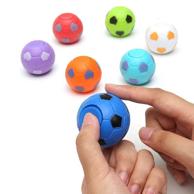 VIGOR - Wholesale Fidget toy – Kids - Fidget Spinner Balls Fidget Toys Mini Soccer Ball toy Plastic Football Hand Spinners Balls Toys(10 Pack)0