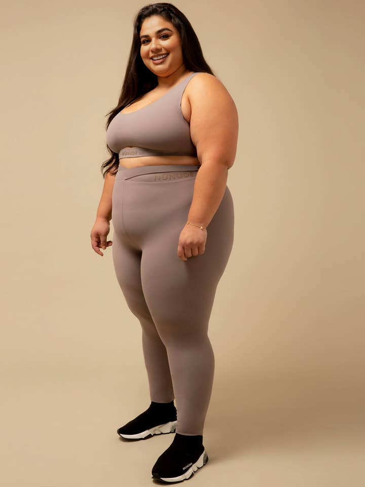 Activewear Leggings Mauve / Stone for wholesale by Nunude