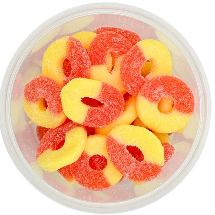 Martin's Country Store LLC - Wholesale Gummy - PEACH GUMMY RINGS 11oz2