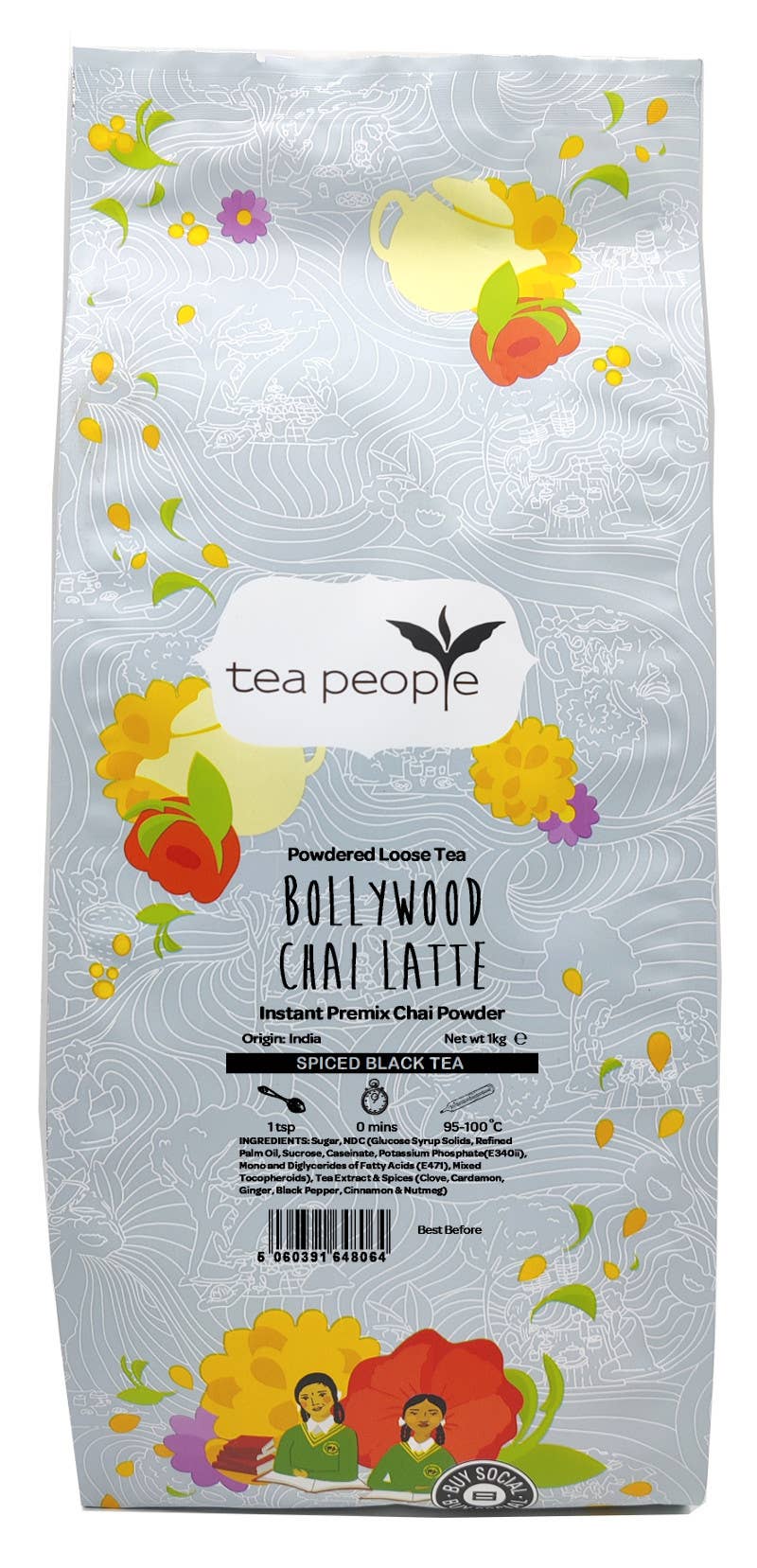 Tea People – wholesale Health/detox tea – Bollywood Chai Latte -1000g Small Catering Pack0