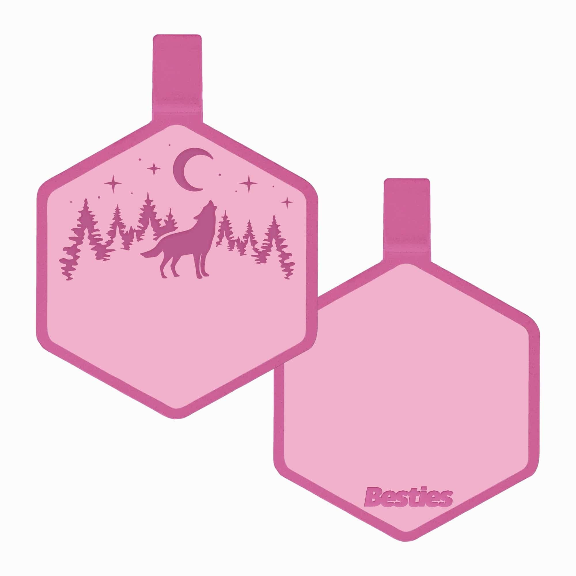 Besties Pets - Wholesale Pet Identification Tag - Cat/Dog - Stay Wild Silicone ID Tag15