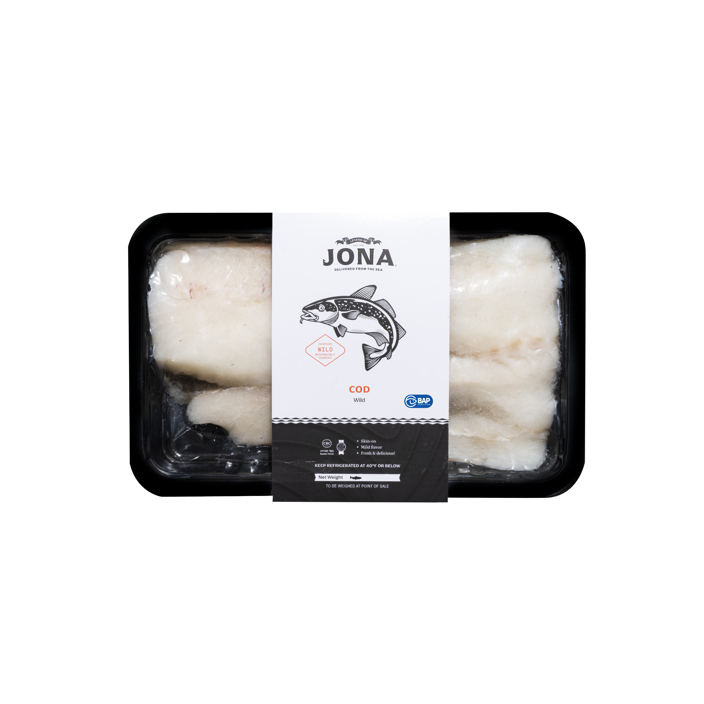 Legend of Jona – Peixe/frutos do mar por atacado – Filetes de Bacalhau JONA 2oz - 8oz - Embalados em Tabuleiro0