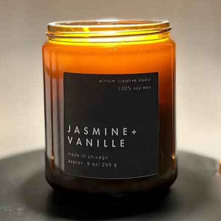 Jazmín + Vainilla – Vela de Soja Dulce Floral al Por Mayor para venta al por mayor de Einnim