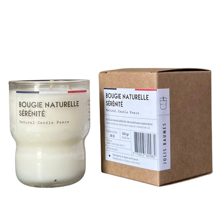 Jolis Baumes - Wholesale Pot/gevulde kaars - Serenity biologische natuurlijke kaars gemaakt in Frankrijk
