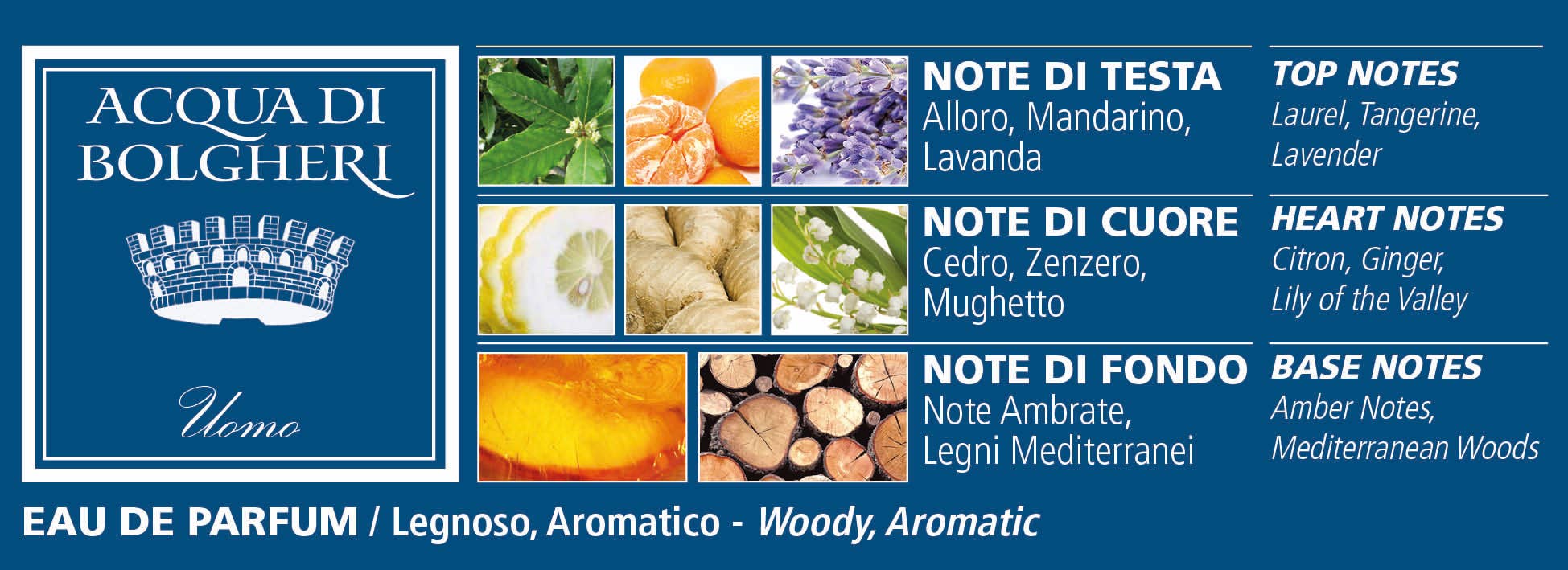 Acqua Di Bolgheri - Wholesale Parfum/Eau de toilette - Herenparfum Acqua Di Bolgheri2