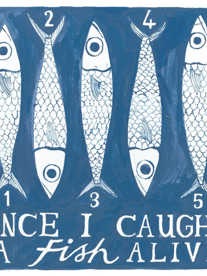 12345 Square Greetings Card for wholesale by Driftwood Designs