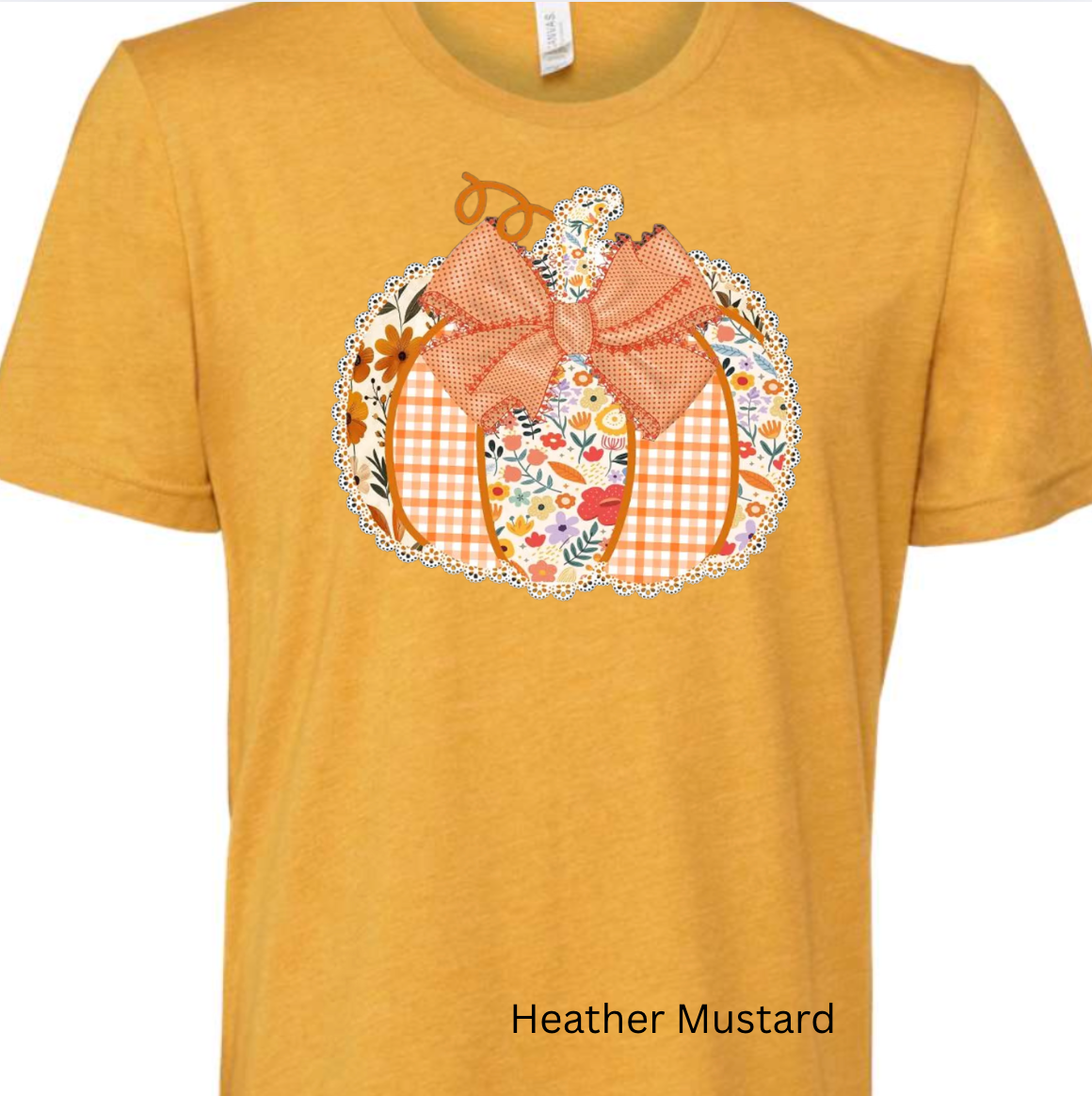 Kiki's Boutique - Wholesale T-shirt met print - Dames - Ditsy Bloemen Pompoen T-shirt4