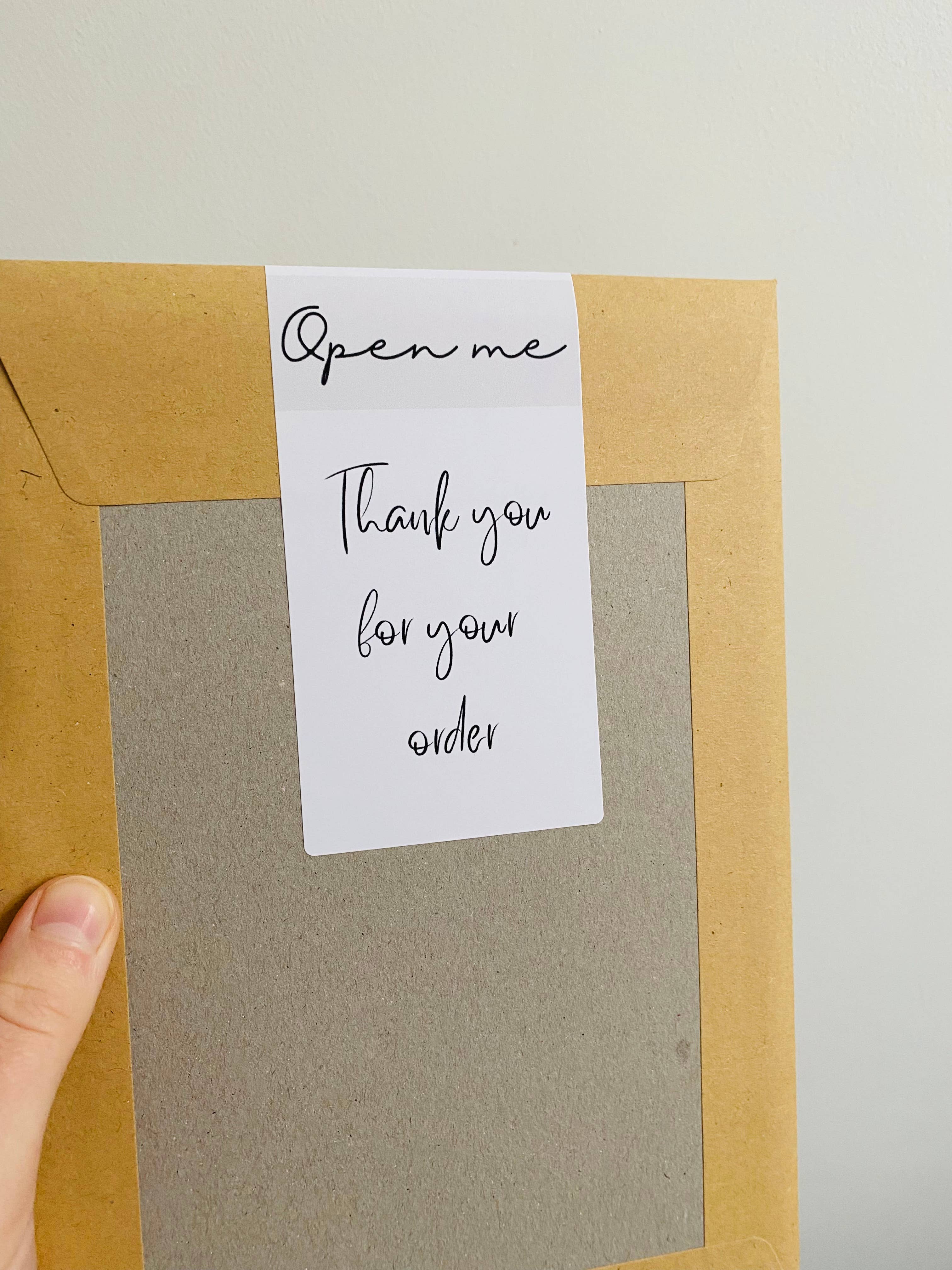 HMstationery – wholesale Sticker – Happy Mail, Logo Box seals, Thank you for your order8