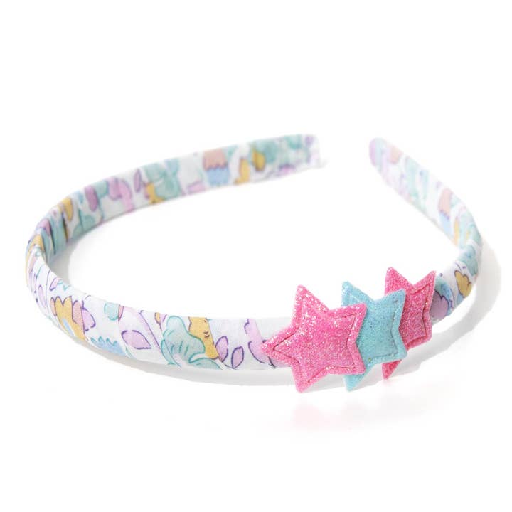 Liberty Betsy Céladon Headbands for wholesale by Le Petit Lien de Paris