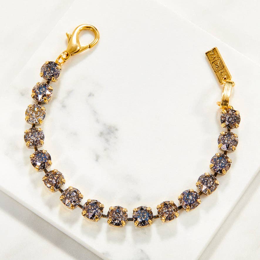 TOVA - Vente Bracelet tennis - Bracelet Izzy en or antique2