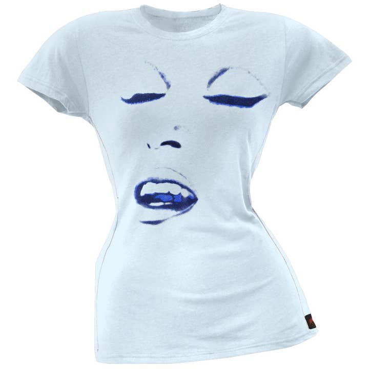 Official Store - Wholesale Screen Printed T-Shirt - Women's - Madonna -Halftone Face Premium Women's Plus Size T Shirt