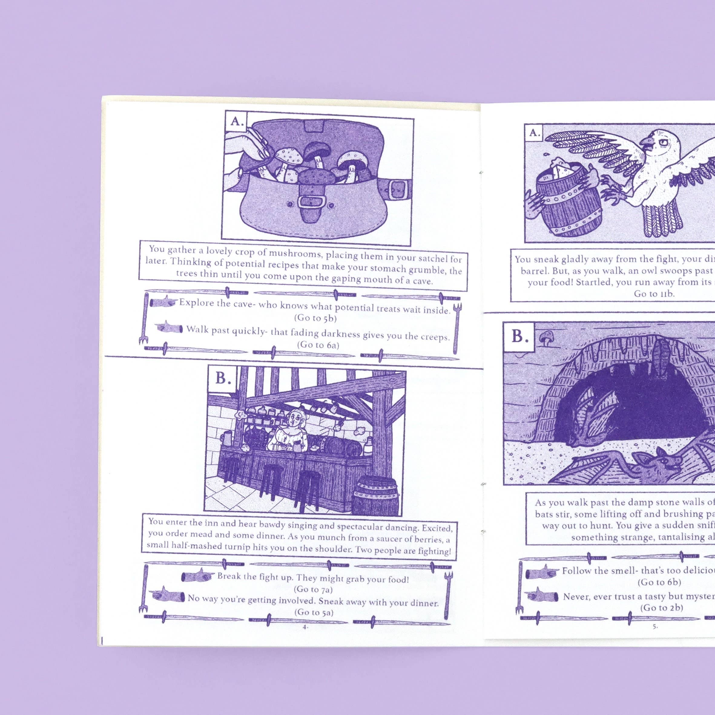 2B Or Not 2B - Wholesale Coloring & Activity Book - Adult - Who Were You In A Past Life Adventure Zine A6 Risograph1