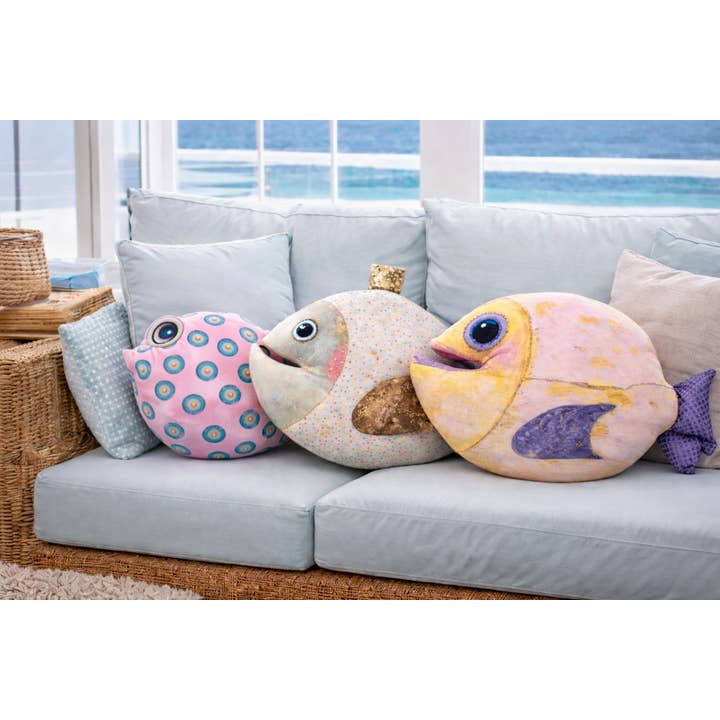 IPNG Design - Wholesale Throw/Decorative Pillow - Plush Fish-Shaped Decorative Pillow_Yellow3