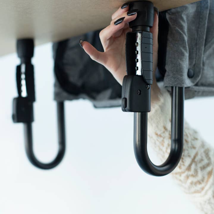 PJM Distributions - Wholesale Highchair - Baby - Guzzie+guss | Perch Hook on Baby Feeding Highchair - Black