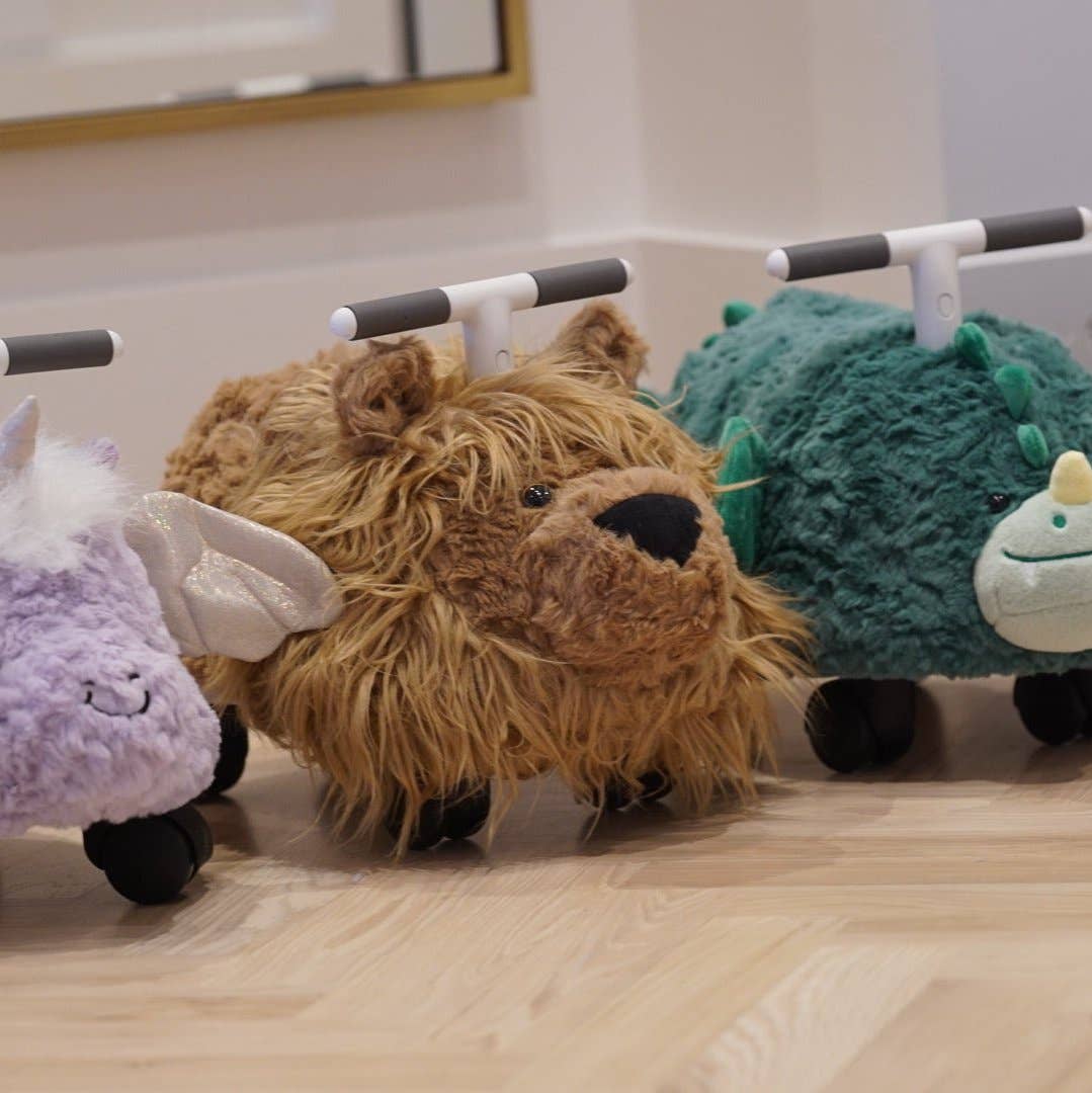 Prince Lionheart - Wholesale Inflatable Toy - Kids & Baby - Prince Lionheart Hairies Ride-On Inflatable Toy - Fun and Safe Bouncy Ride for Kids - Highland Cow: Scotch10