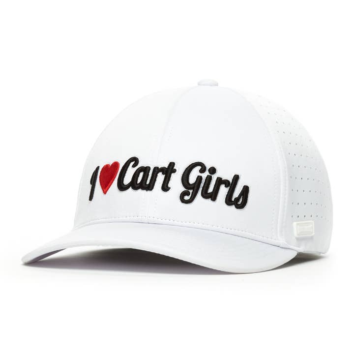 Bogey Bros Golf Co - Wholesale Trucker Hat - Unisex - I Heart Cart Girls - Performance Golf Hat - Stretch Fit