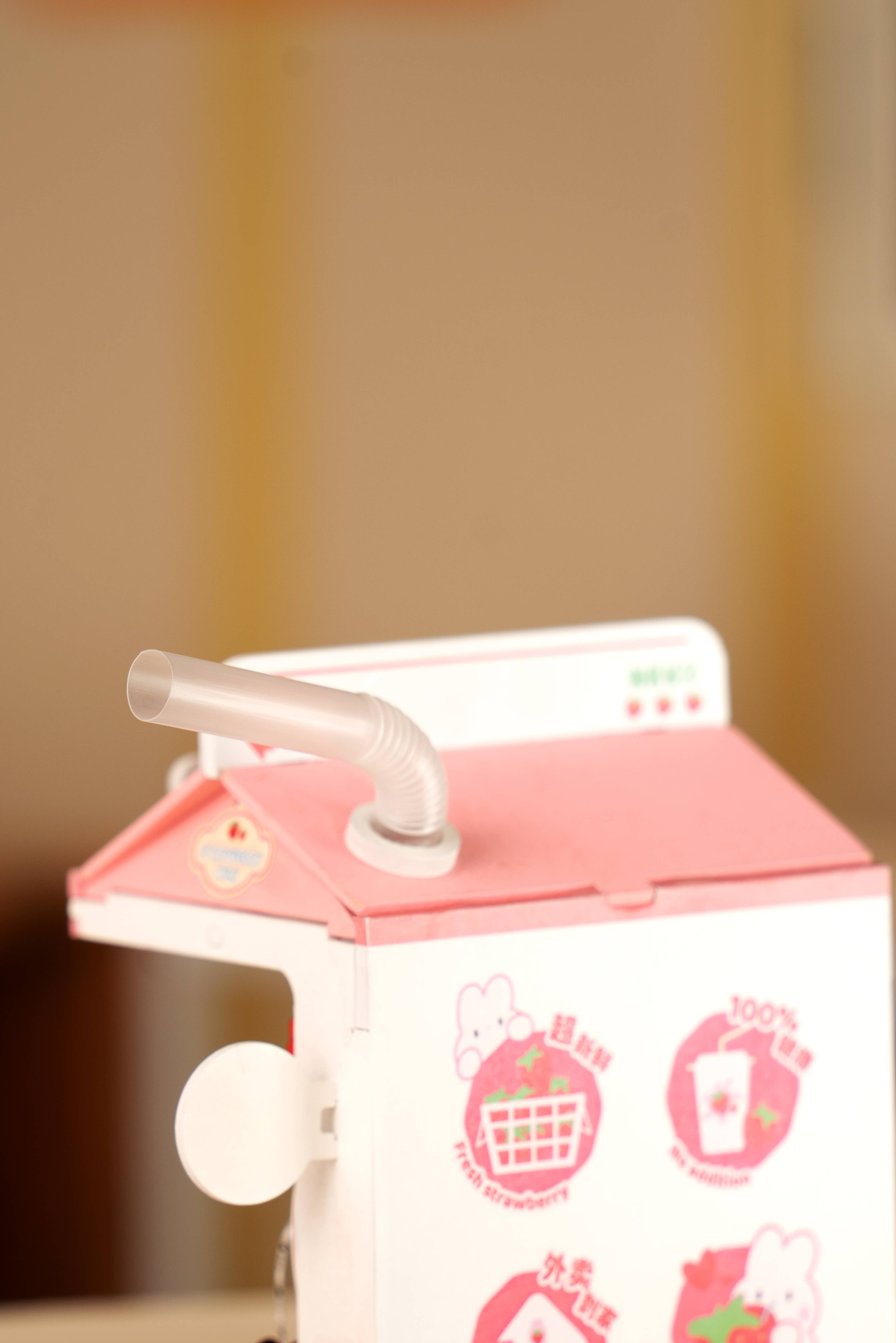 Robotime - Wholesale DIY Craft Kit - Kids - DS034 Strawberry Milk Box ROBOTIM Rolife DIY Miniature House10