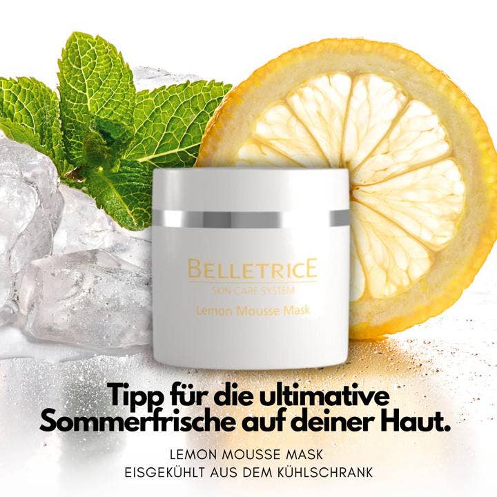 Belletrice Cosmetics - Vendita all'ingrosso Maschera viso - Maschera alla mousse di limone - Maschera idratante / da notte2