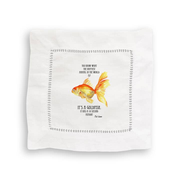 French Graffiti - Wholesale Tea Towel - Goldfish4