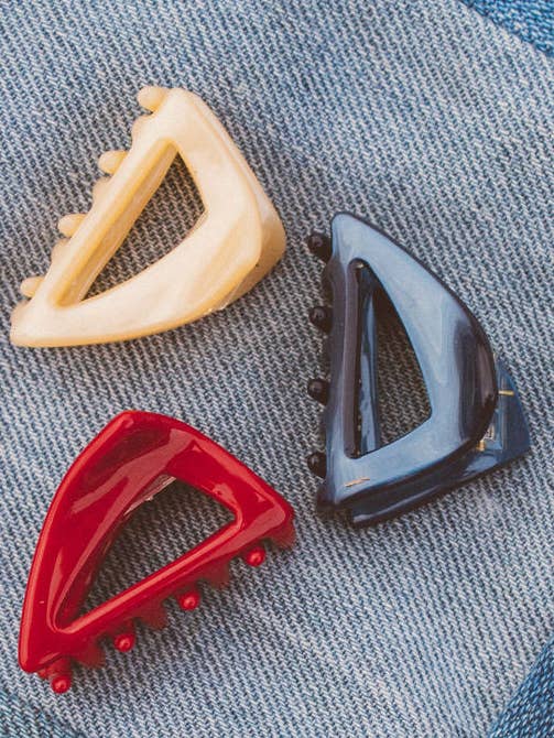 Asymmetrical Mini Triangle Clip for wholesale by Shop Andi