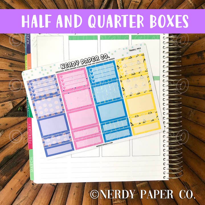 NERDY PAPER CO. - Wholesale Planner - WITCH POWER - Hand Drawn Deluxe Wizarding Full Kit - FK0016