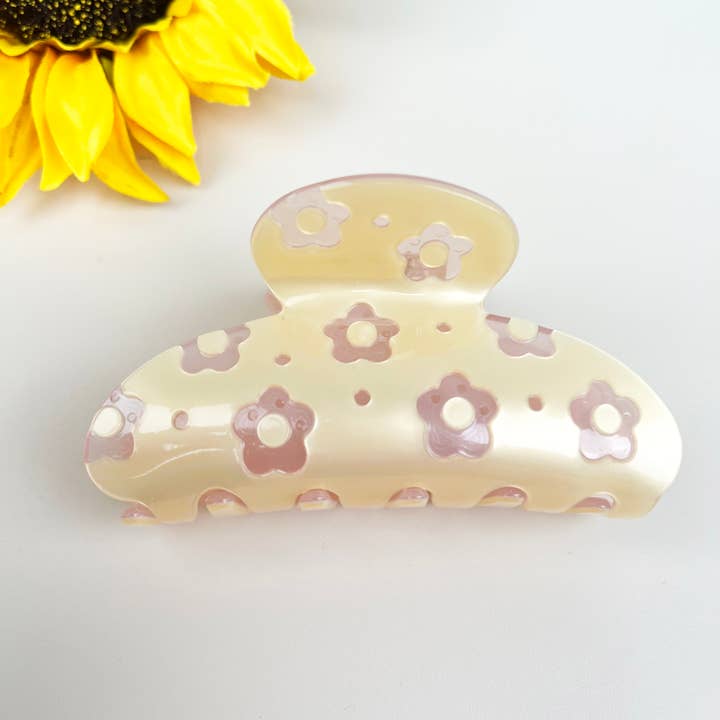 TheDivaSoap – wholesale Hårklämma - Dam – Blomsterhårklämmor pumpa kloklämma2