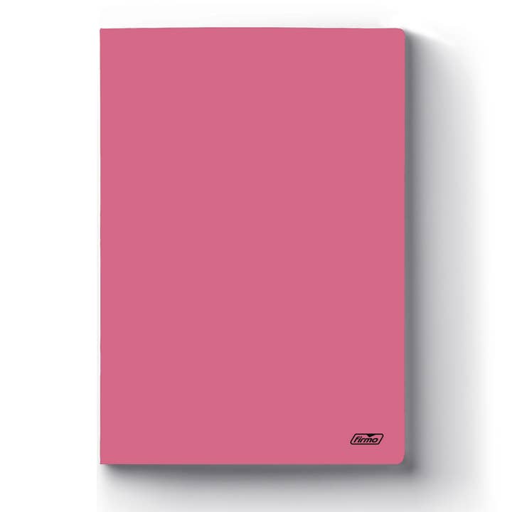 Firmo - Wholesale Notebook - Stapled A4 notebook with ruled pages, assorted colored card cover5