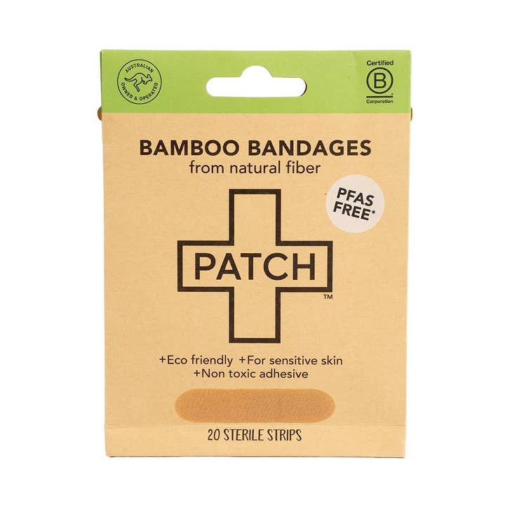 PATCH Natural Bandages - 20pk for wholesale by PATCH - Eco First Aid