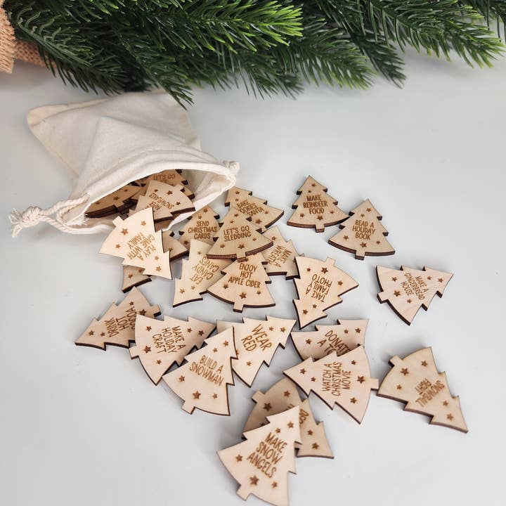 Christmas Activity Tokens for wholesale by Chelsea Brandt Creations