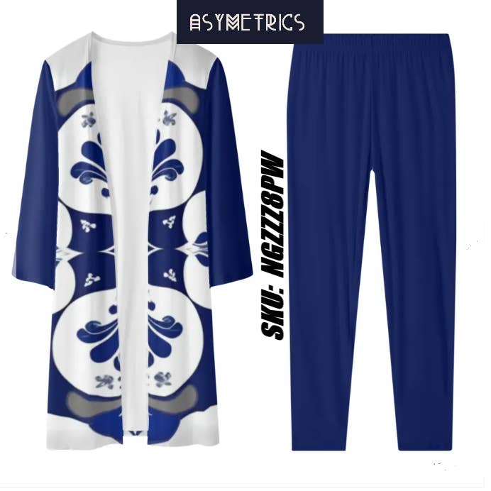 New Asymetrics Women's Long Sleeve Cardigan and Leggings Set for wholesale by E=M/C2