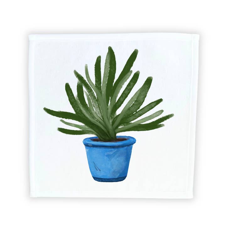 MerikaArt - Wholesale Wash Cloth - Aloe Vera Plant Washcloth1