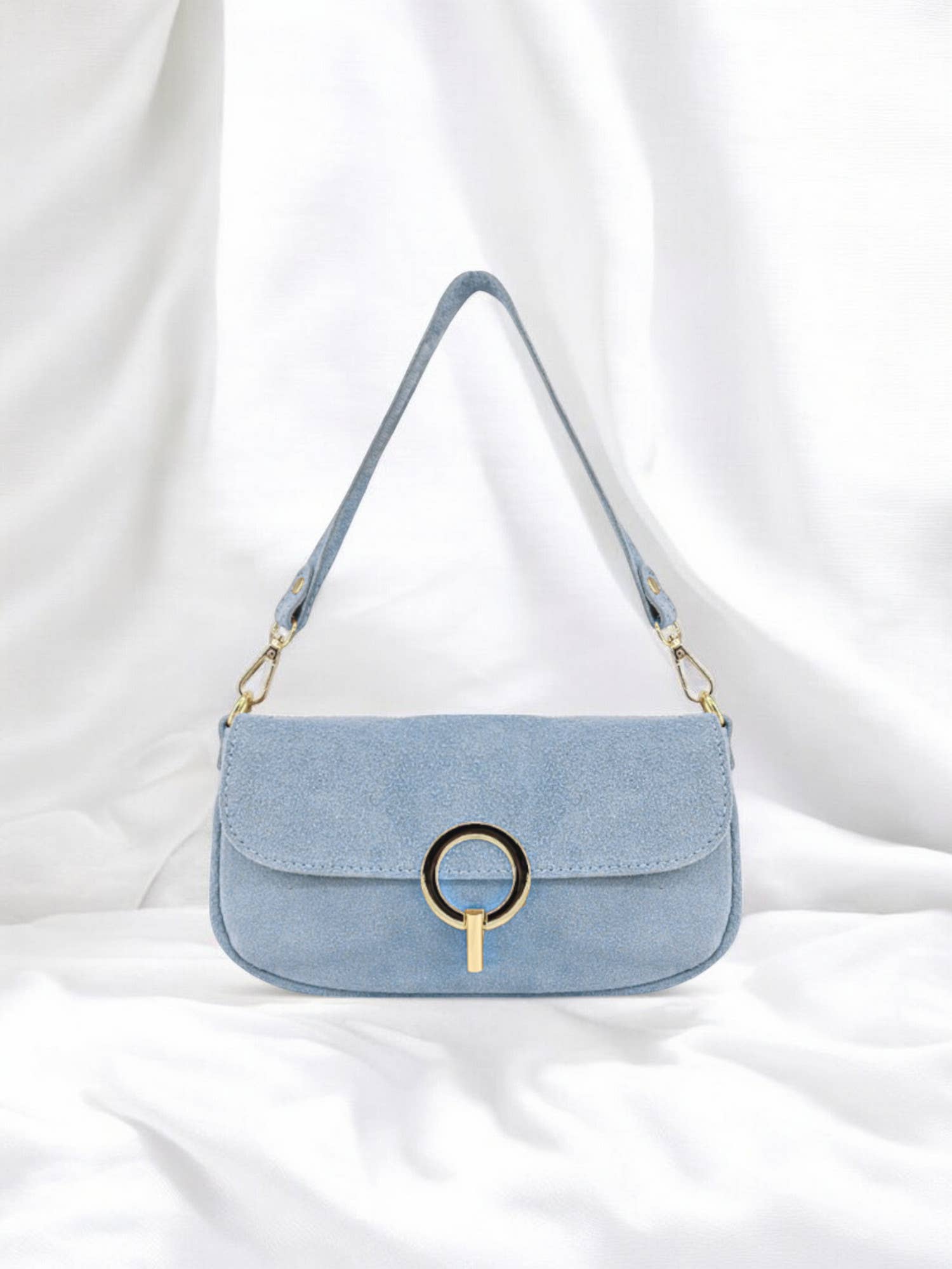 ITALIAN'S LEATHER – Großhandel Schultertasche – Damen – Nuria Lederhandtasche aus Wildleder 25030516