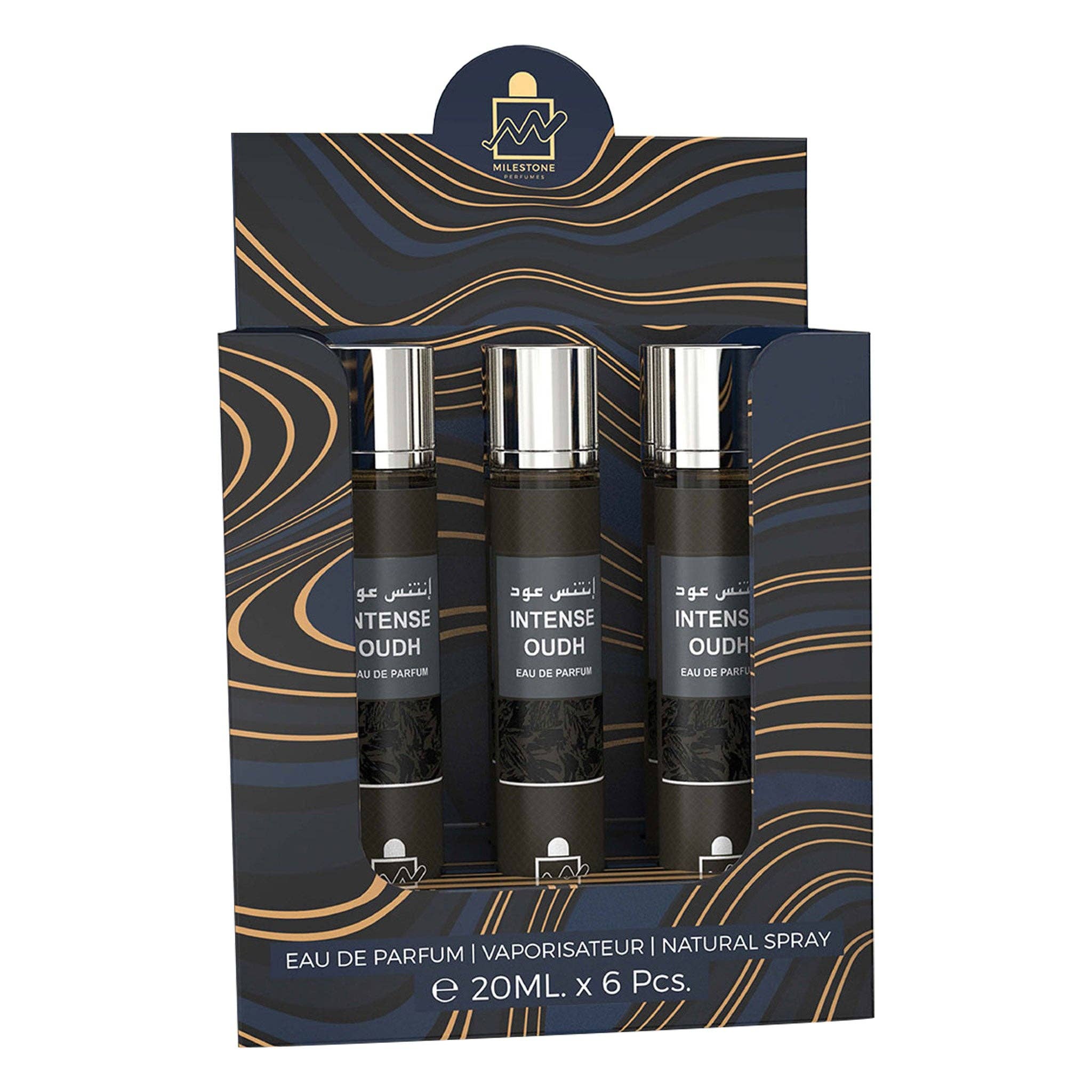 FRAGRANCE WHOLESALE LTD - Wholesale Perfume/Eau de Toilette - MILESTONE INTENSE OUDH  Unisex Eau De Parfum 5x 20ml Plus 1 Free Tester2