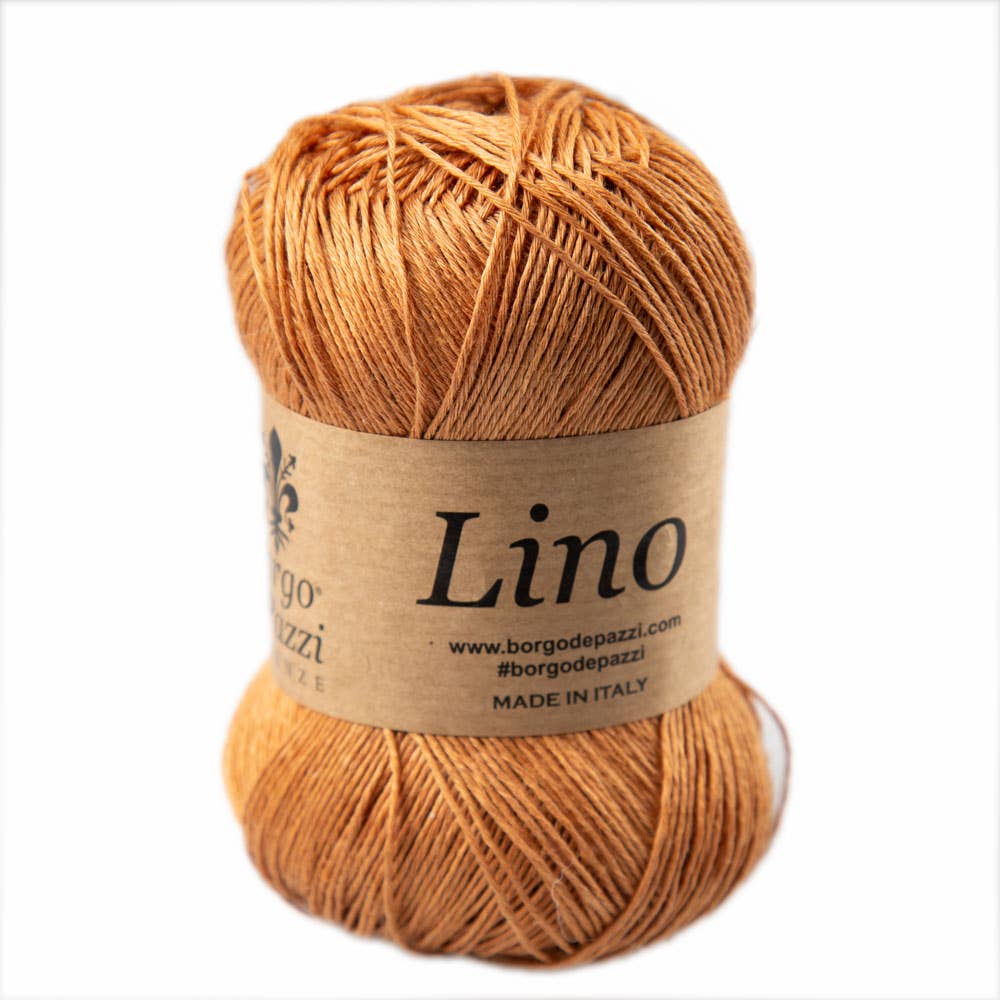 Borgo de' Pazzi - Firenze – Großhandel Garn – Lino - Leinenwolle 10 x 50 g Knäuel9