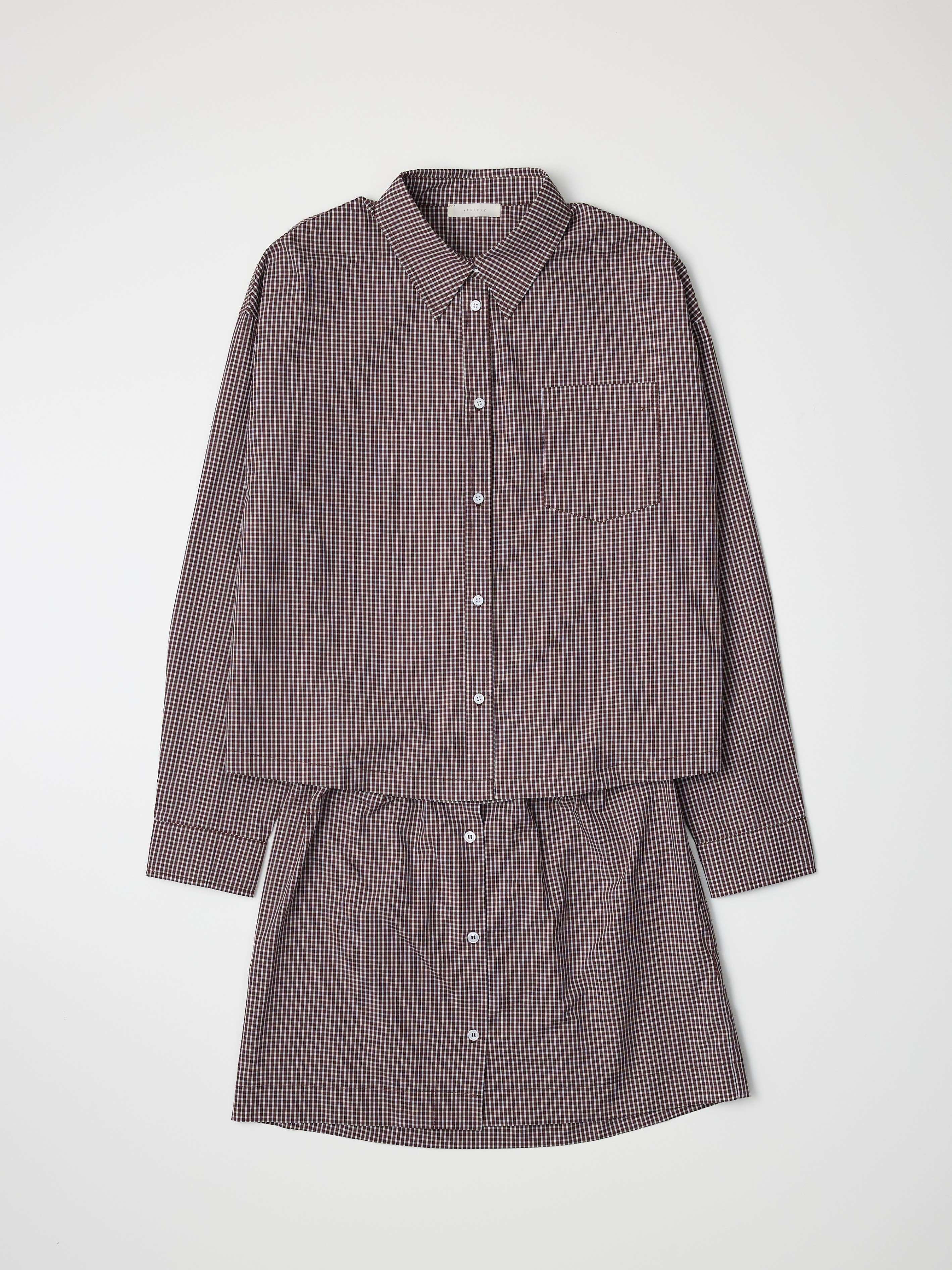 All Row - Wholesale Shirt - Women's - The Gates Top | Gingham Button-Down Shirt8