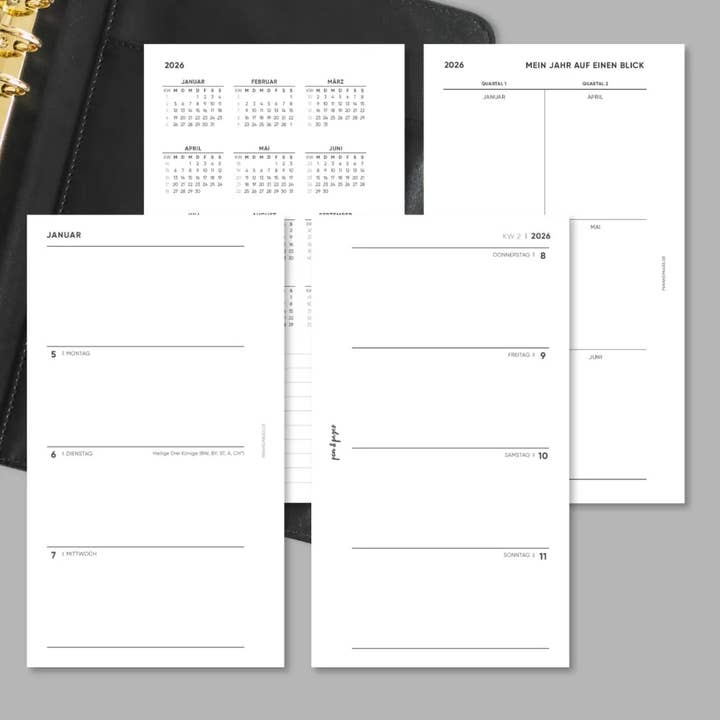 Calendar "Rows" - 1W2S for wholesale by pen & pages