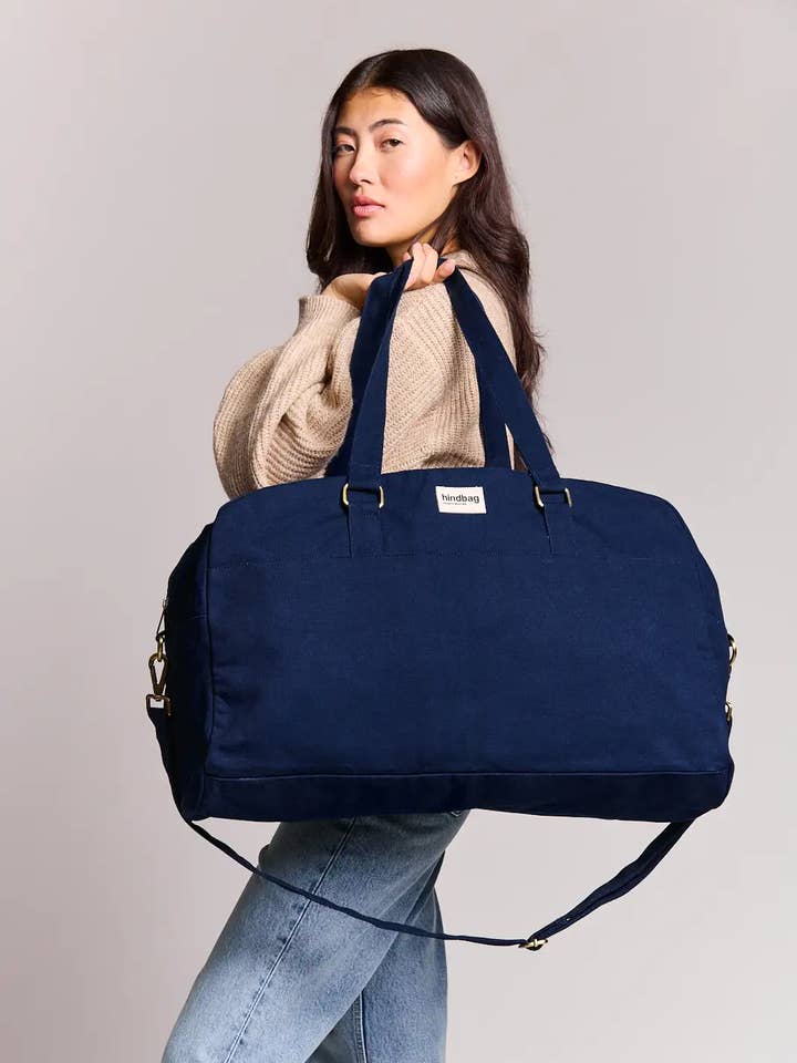 Yves Navy travel bag for wholesale by Hindbag