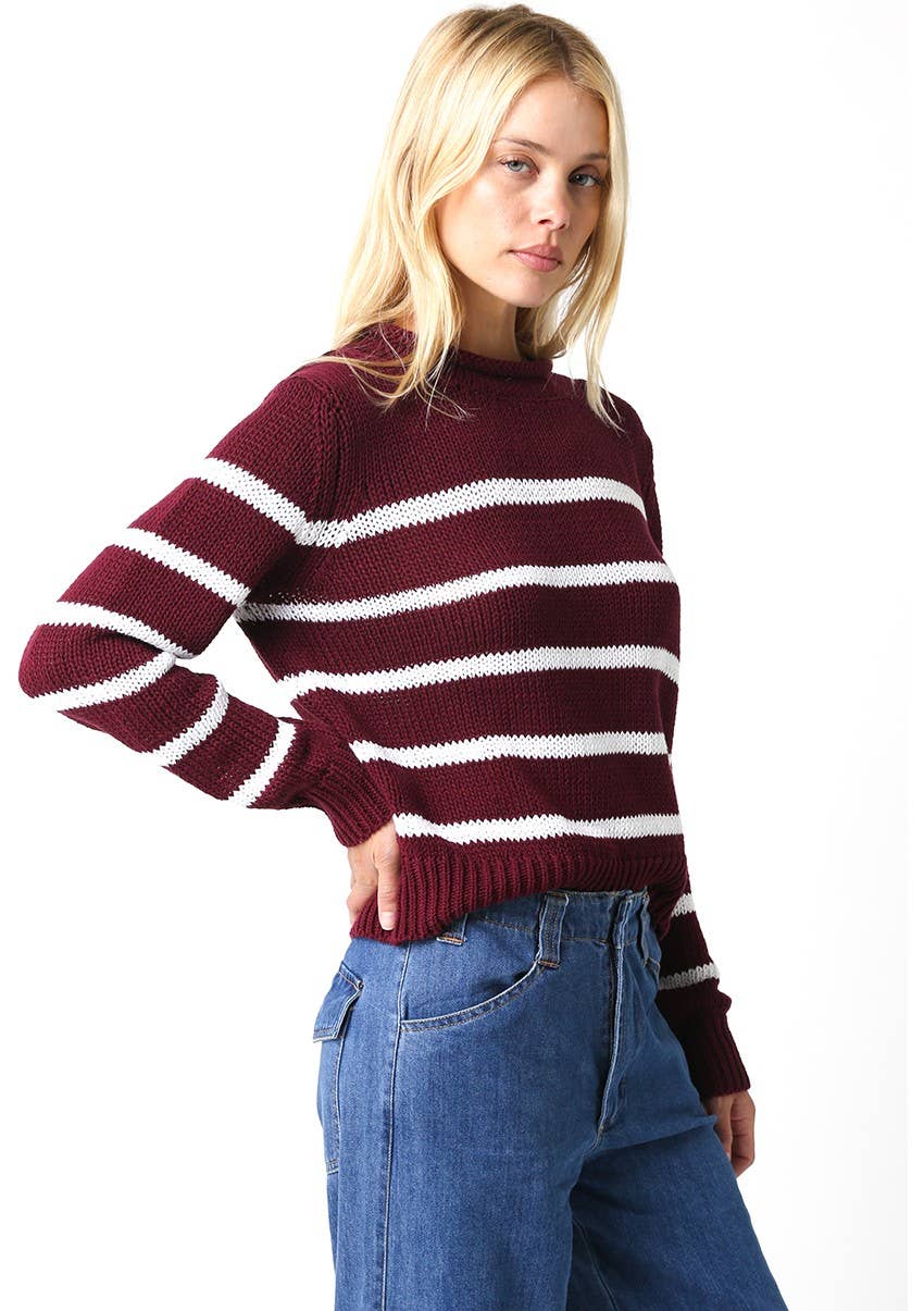 Olivaceous - Wholesale Knit Sweater - Women's - Leah Sweater4