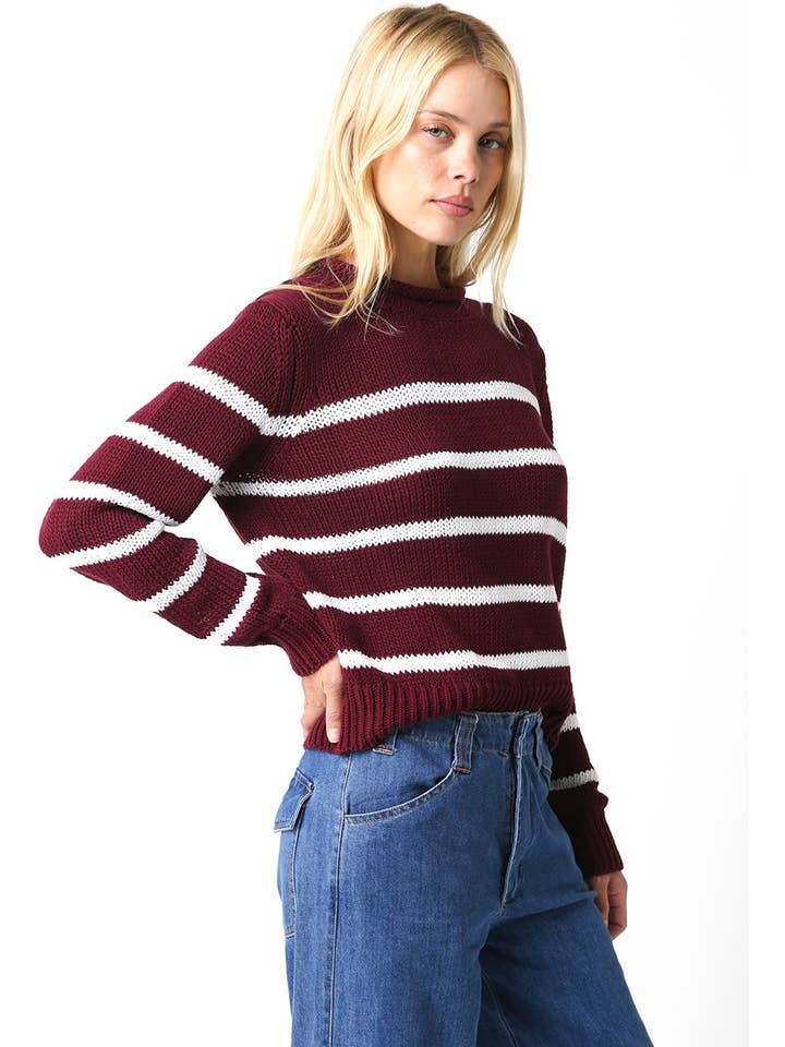 Olivaceous - Wholesale Knit Sweater - Women's - Leah Sweater4