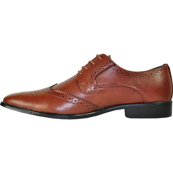 Tux-USA® - Venta al por mayor Zapatos Óxford - Hombre - Zapatos de vestir BRAVO para hombre KING-2 Wingtip Oxford4