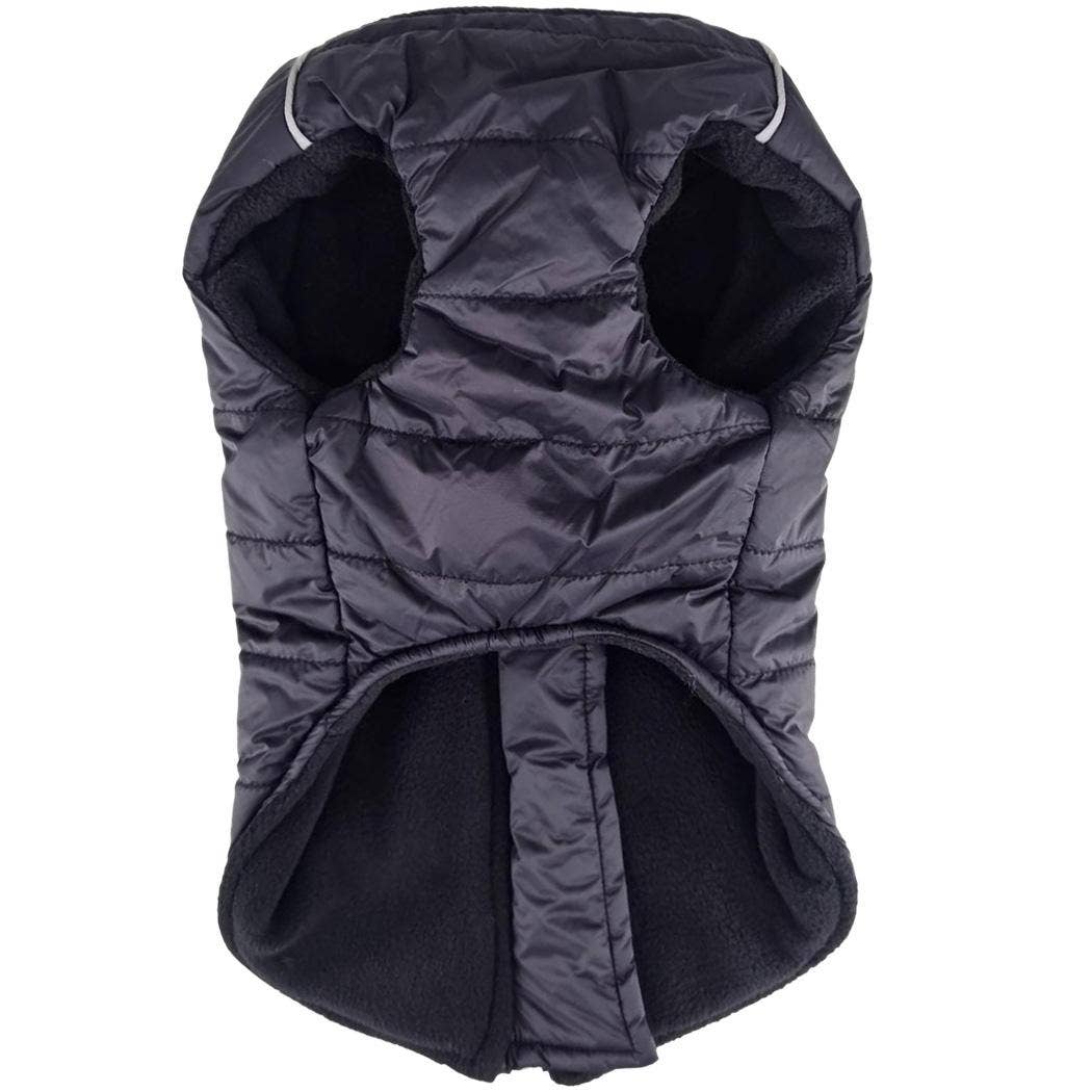 Doggie Design - Wholesale Pet Vest - Dog - Zip-up Dog Puffer Vest - Black1