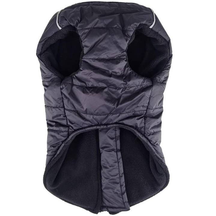 Doggie Design - Wholesale Pet Vest - Dog - Zip-up Dog Puffer Vest - Black1