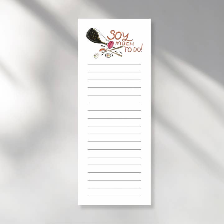 Soja mycket att göra | Magnetiskt anteckningskortset att göra-lista för wholesale av Paper Protégé