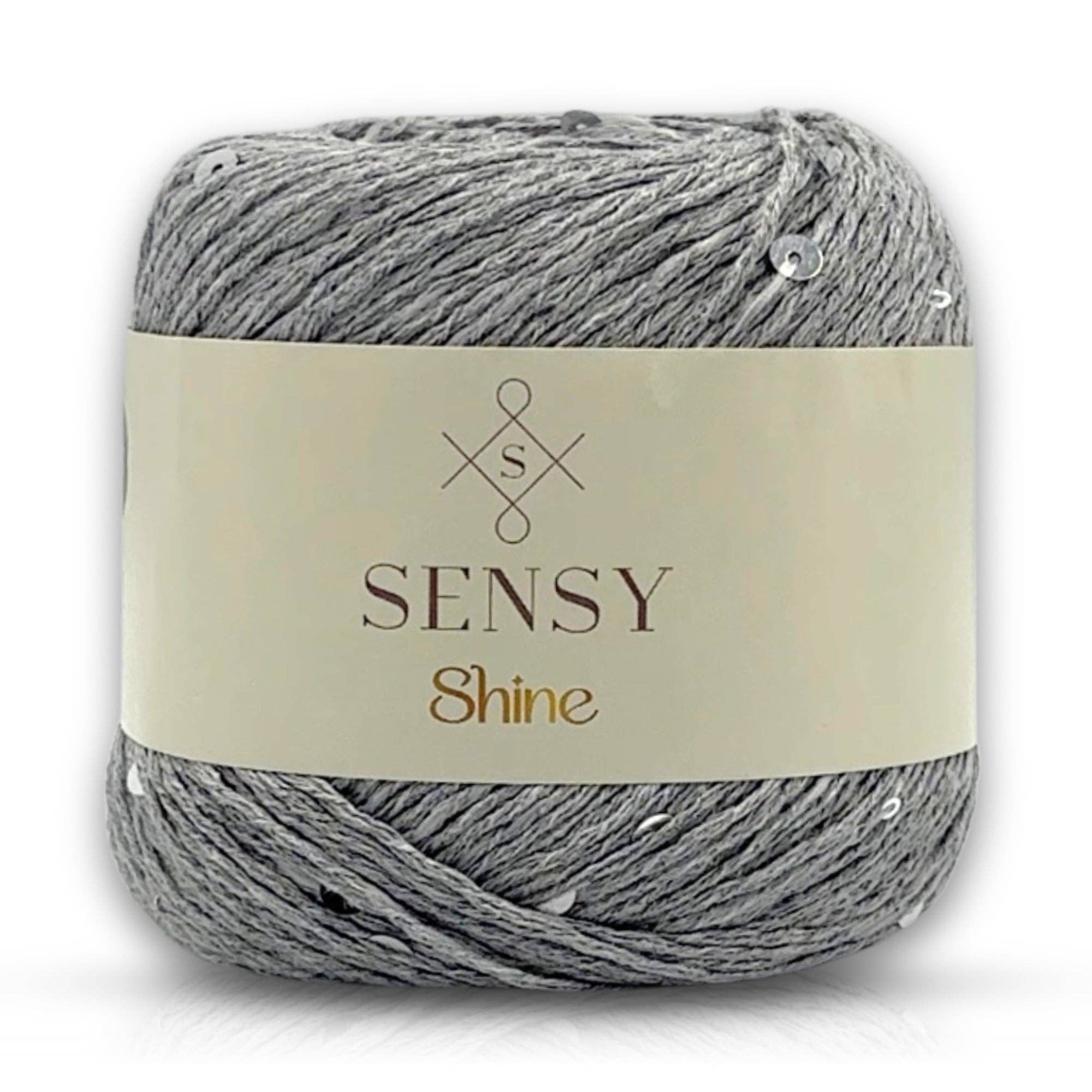 Sensy - Wholesale Yarn - Sensy Shine Yarn, 3.5 oz, 340 yards, Gauge 2 Fine19