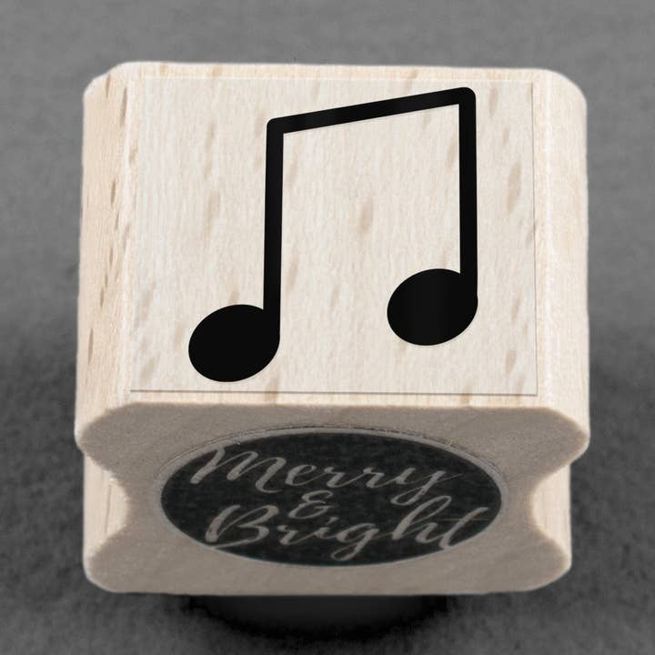 Tampon note de musique 15 x 15 mm pour la vente par Merry and Bright